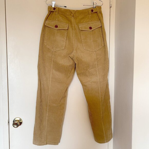 Alex Mill Neil Straight Leg Corduroy Pant Dark Khaki Sz 8 - Picture 5 of 5